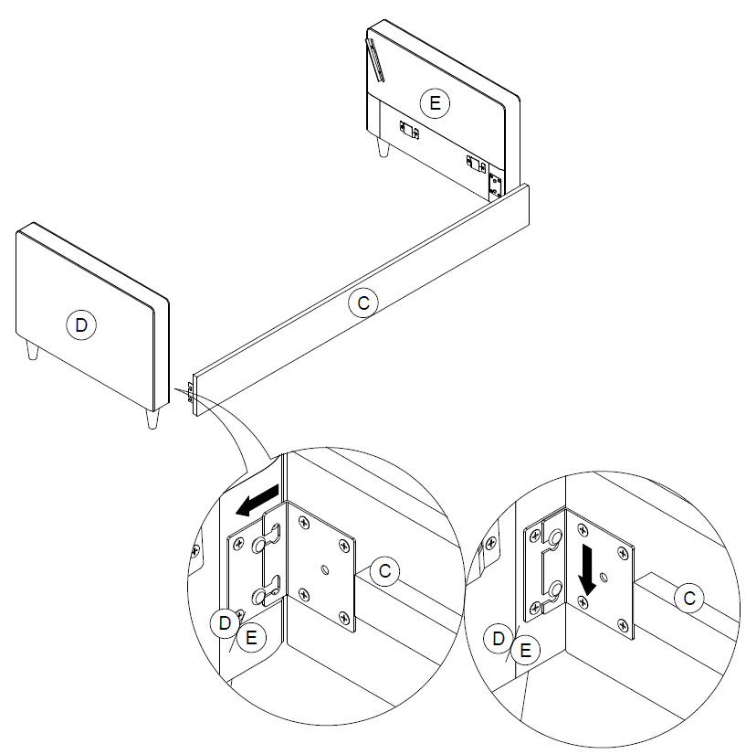 Dorel Home Products 2489429LO Sectional Sofa Instruction Manual-4