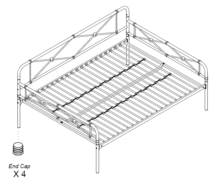 Dorel Home Products DA4056029 Metal Daybed-14