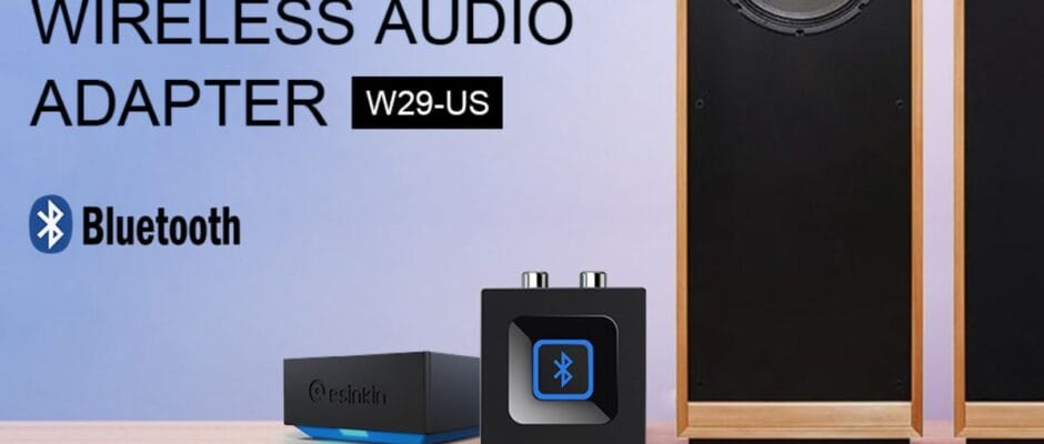 Esinkin W29 Bluetooth Audio Adapter Receiver User Guide Esinkin W29 Bluetooth Audio Adapter Receiver featured image