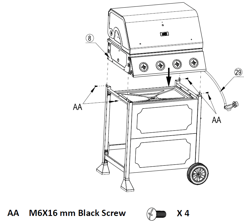 Expert Grill BG2824BP Outdoor 4 Burner Gas Grill Manual Expert Grill BG2824BP Outdoor 4 Burner Gas Grill Manual-10