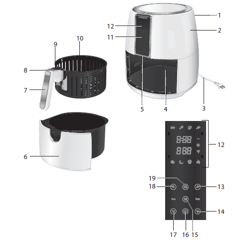 Farberware FT-43479 Digital Fryer User Manual-1