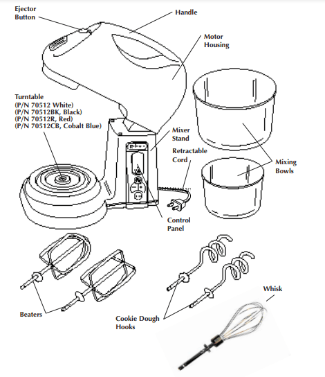 Farberware Special Select FSM126BKM 16-Speed Stand Mixer-1