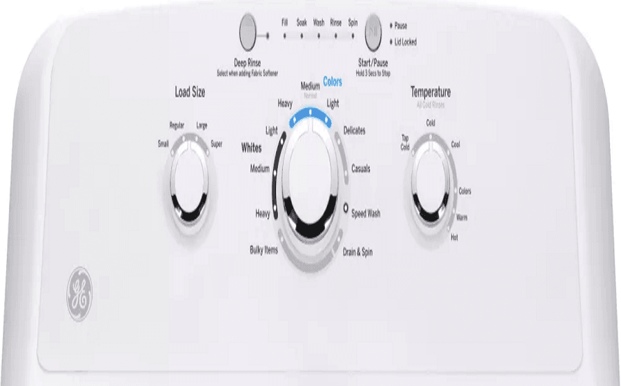 GE Appliances GTW330ASKWW Top Loading Washer-feat