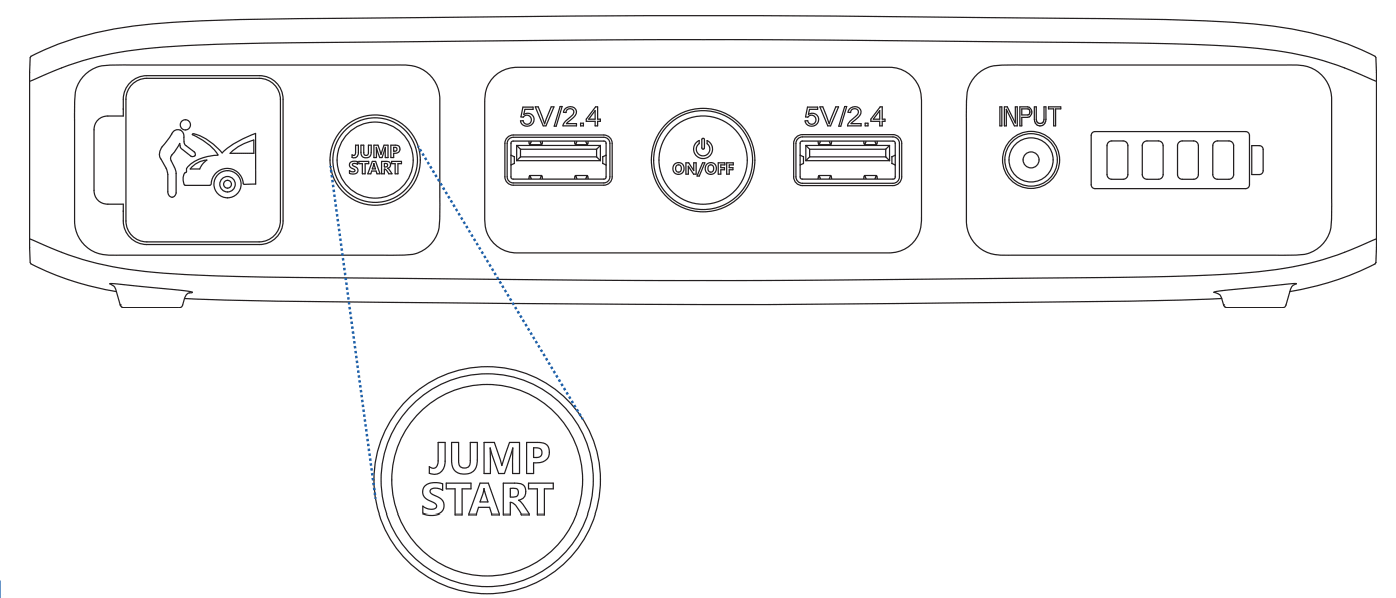 HALO Bolt 57720 Portable Car Jump Starter 7