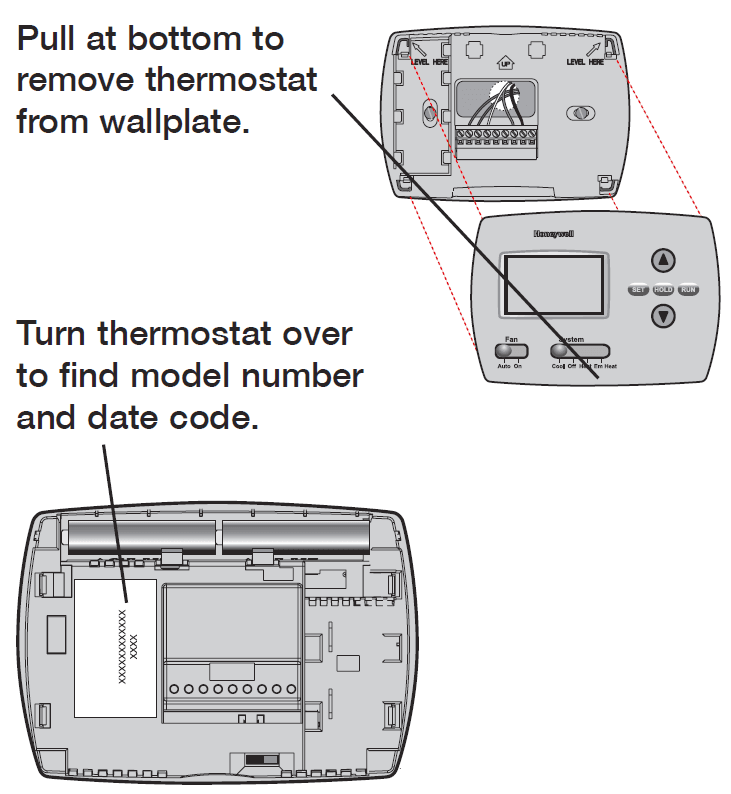 Honeywell PRO TH4000 Series TH4210D1005 Thermostat -15