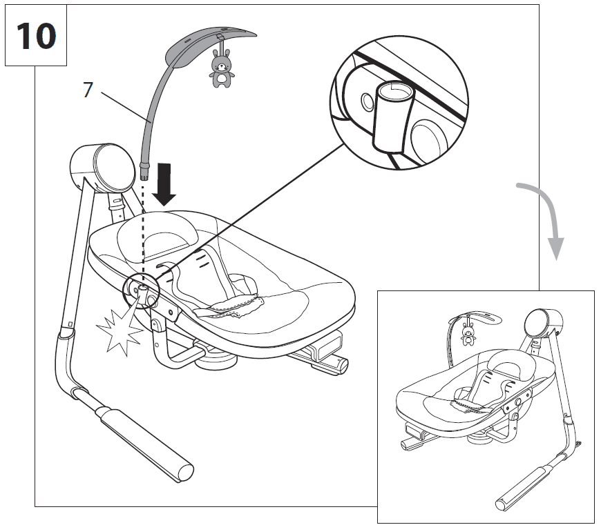 Ingenuity AnyWay Sway PowerAdapt Dual-Direction Swing-9