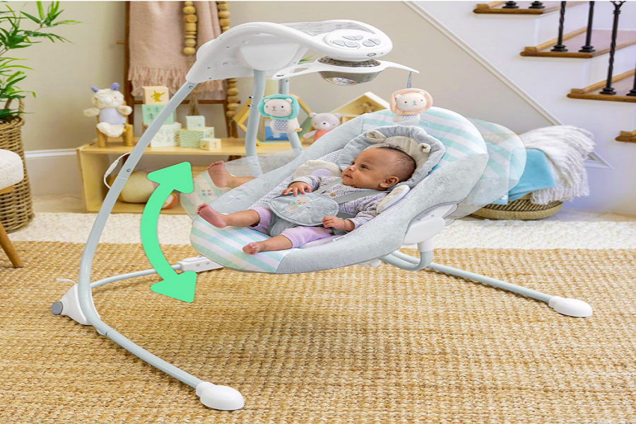 Ingenuity InLighten Landry the Lion 5-Speed Baby Swing Manual