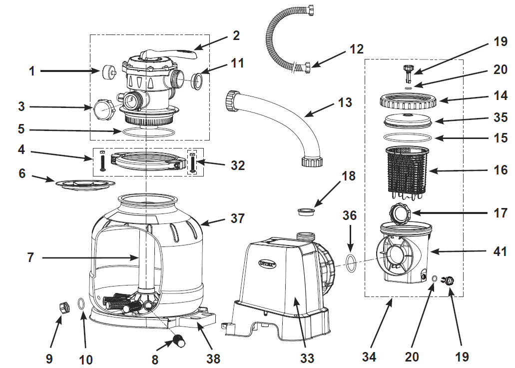 Intex SF70110-2 Sand Filter Pump-1