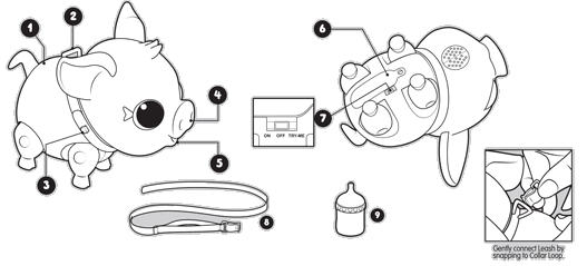 Moose Toys Little Live Pets Piggly Instruction Manual-1