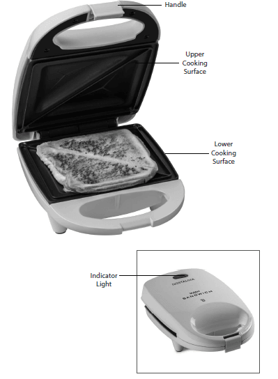 Nostalgia MyMini Personal Sandwich Maker Instructions Manual Nostalgia MyMini Personal Sandwich Maker Instructions Manual-1
