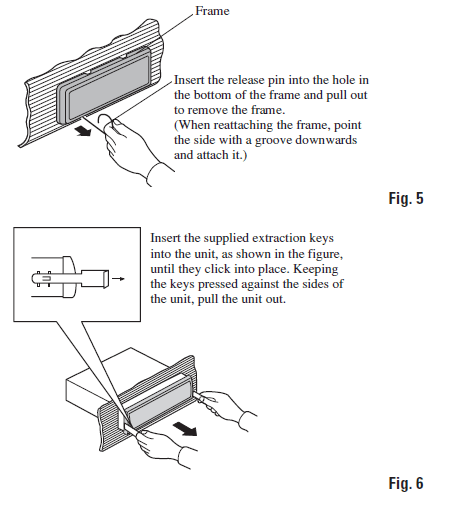 Pioneer DEH-1500 High Power CD Player Installation Manual-5