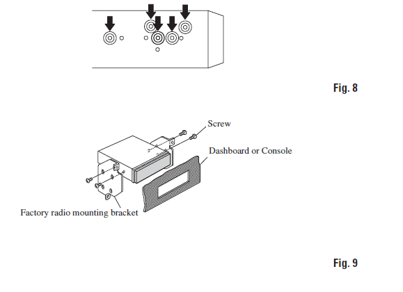 Pioneer DEH-1500 High Power CD Player Installation Manual-7