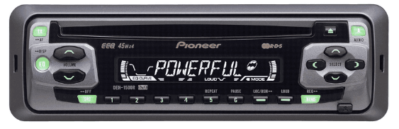 Pioneer DEH-1500 High Power CD Player Installation Manual-prod