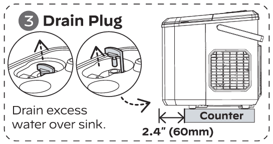 Silonn SLIM21B Countertop Bullet Ice Maker Manual-10