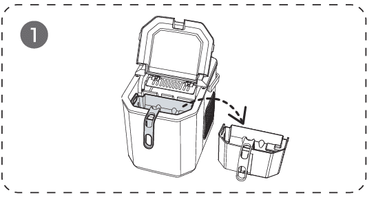 Silonn SLIM21B Countertop Bullet Ice Maker Manual-8