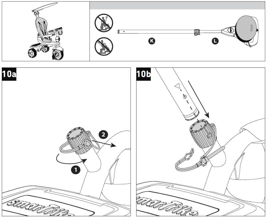 SmarTrike 5 in 1 Sport Todller Stroller Assembly Manual-20