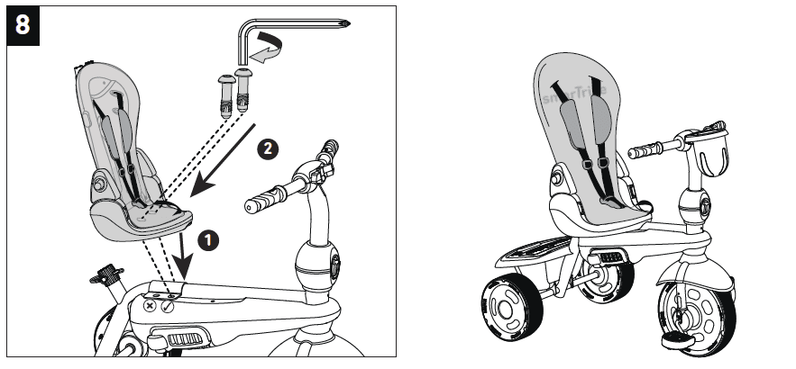 SmarTrike 5 in 1 Sport Todller Stroller Assembly Manual-30