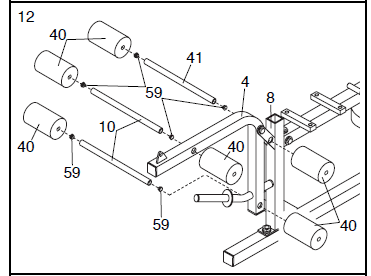 Weider 148 Home Gym Weight Bench User Manual-14