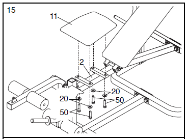 Weider 148 Home Gym Weight Bench User Manual-17