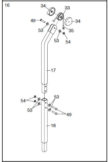 Weider 148 Home Gym Weight Bench User Manual-18