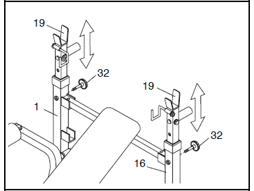 Weider 148 Home Gym Weight Bench User Manual-21