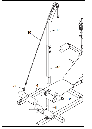 Weider 148 Home Gym Weight Bench User Manual-25