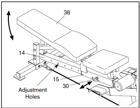 Weider Pro 575 Home Gym Weight Bench-10