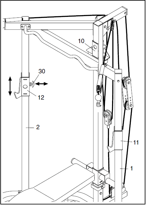 Weider Pro 575 Home Gym Weight Bench-11