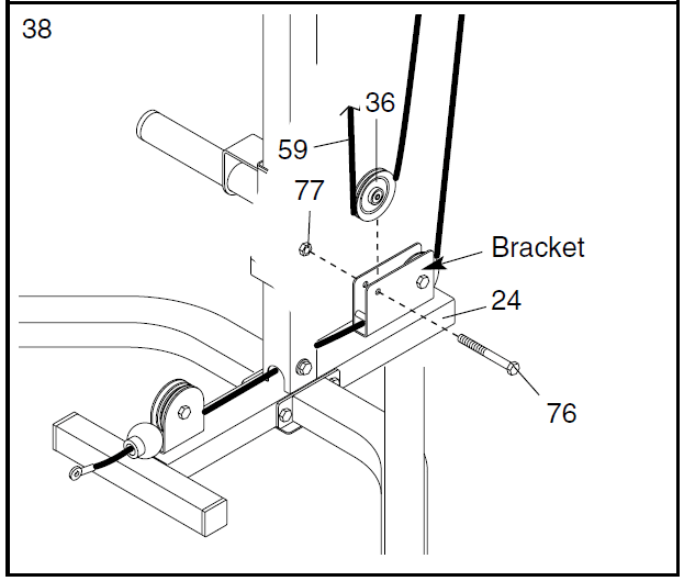 Weider Pro 575 Home Gym Weight Bench-7