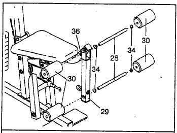 Weider Pro 9645 Home Gym User Manual-23