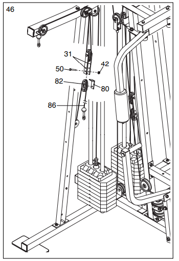 Weider Pro 9835 Home Gym System 48