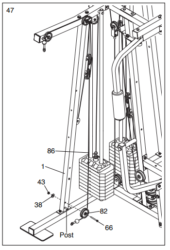 Weider Pro 9835 Home Gym System 49