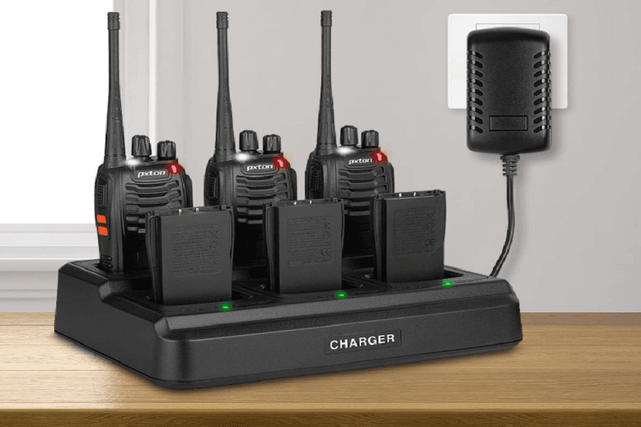 pxton 16 Channel Walkie Talkies Long Range with Earpieces User Manual