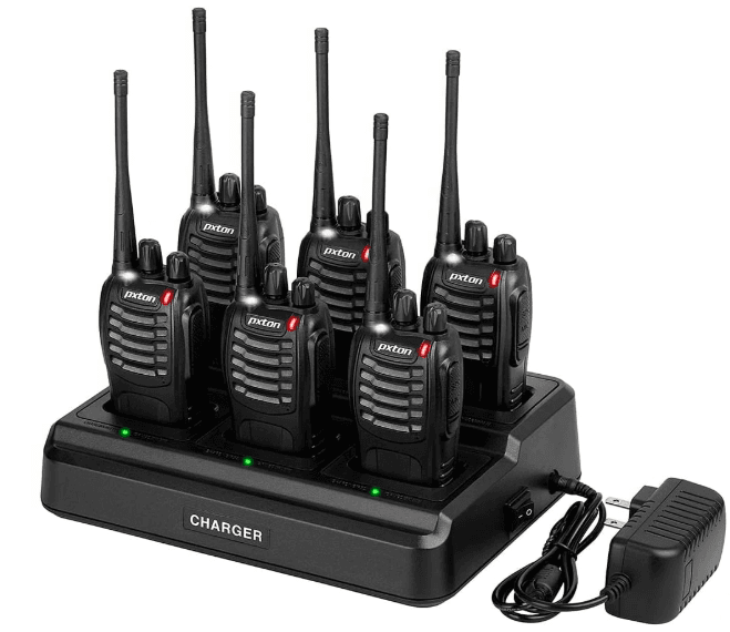 pxton 16 Channel Walkie Talkies Long Range with Earpieces-main