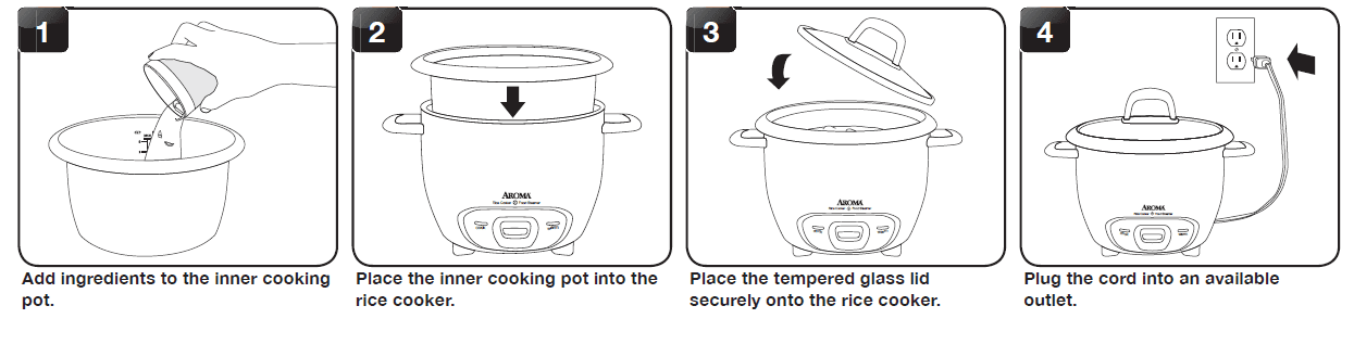 Aroma ARC-743-1NG Rice Cooker Instruction Manual-15