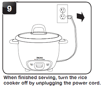 Aroma ARC-743-1NG Rice Cooker Instruction Manual-17