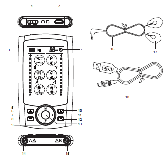 Belifu SM9126 TENS Unit Electro Muscle Stimulator User Manual-1