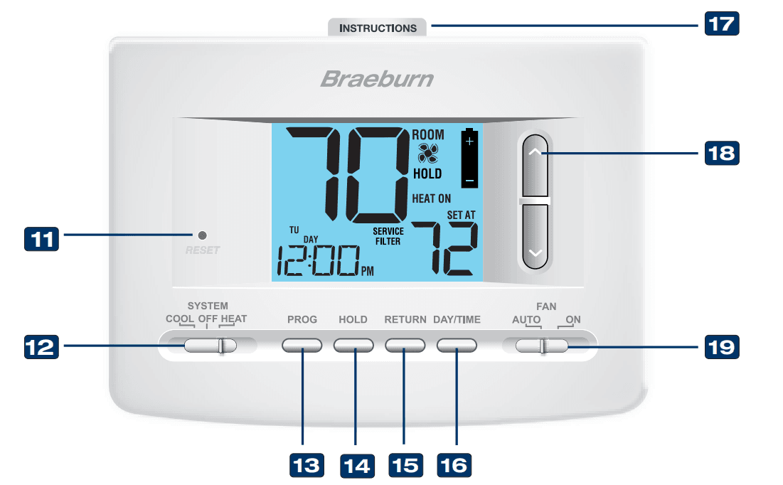Braeburn 2020 Universal Thermostat Detailed User Manual Braeburn 2020 Uneversal Thermostat 2