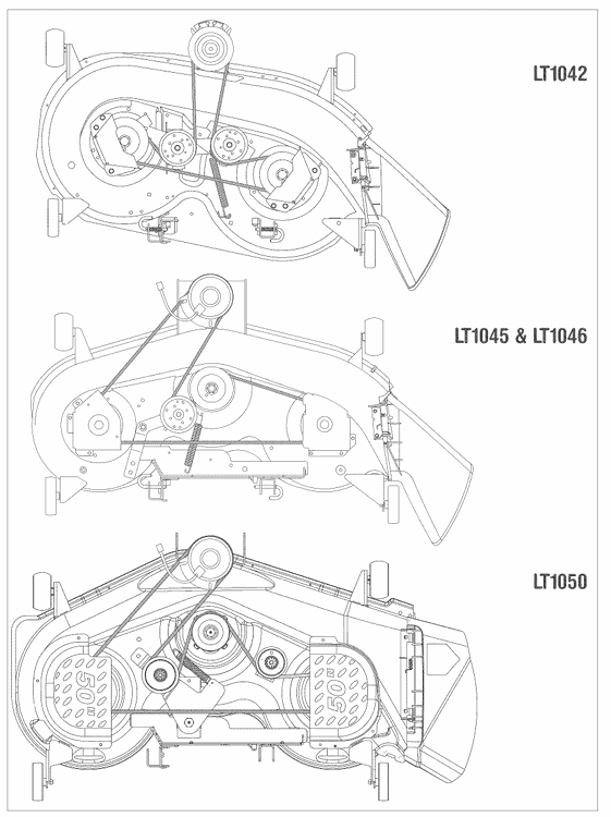 Cub Cadet Series 1000 LT1042 Lawn Mower 27