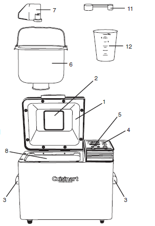 Cuisinart CBK-200C Convection Bread Maker User Manual Cuisinart CBK-200C Convection Bread Maker User Manual-1