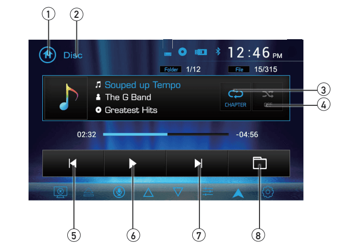 Dual Electronics XDVD179BT LED Touch Screen 8