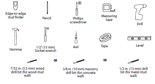 Dynex DX-MLET21 TV Wall Mount Installation Manual-2
