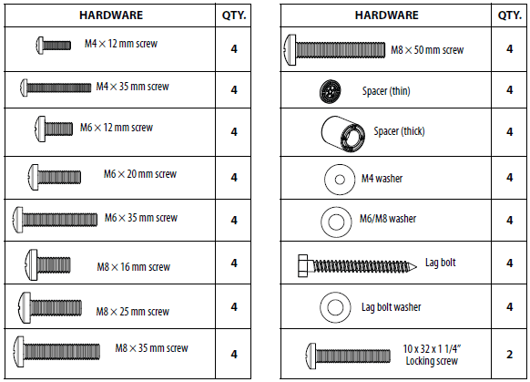 Dynex DX-MLET21 TV Wall Mount Installation Manual-4