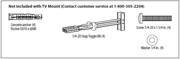 Dynex DX-MLET21 TV Wall Mount Installation Manual-5