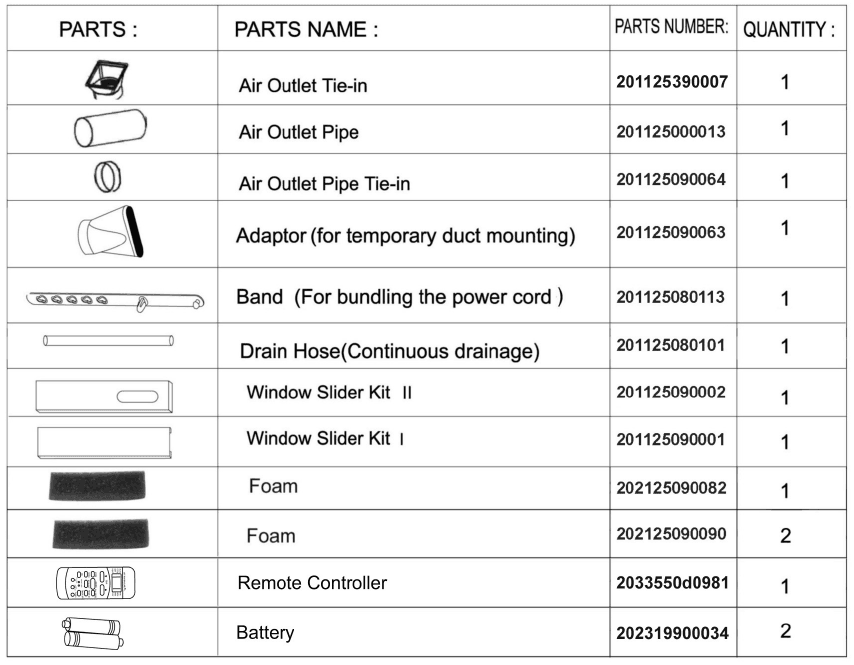 Everstar MPM2-10CR-BB6 Remote Control Air Conditioner-1
