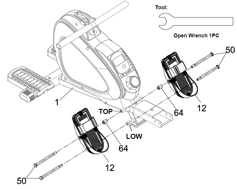 Fitness Reality 2636 Magnetic Rowing Machine-9