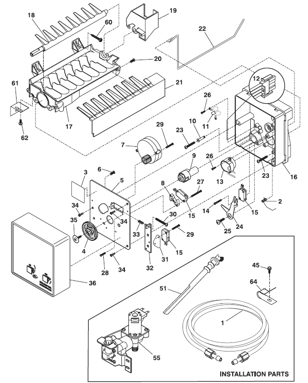 Frigidaire R134a Top-Mount Refrigerator with Ice Maker Parts Catalog Frigidaire R134a Top-Mount Refrigerator with Ice Maker Parts-7