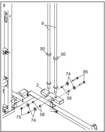 Golds Gym XR66 GGSY69530 Home Gym System 11
