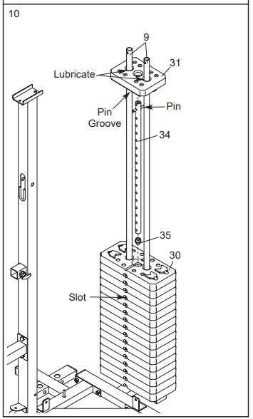 Golds Gym XR66 GGSY69530 Home Gym System 12