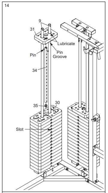 Golds Gym XR66 GGSY69530 Home Gym System 16